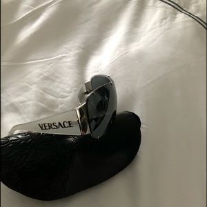 White Versace sunglasses
